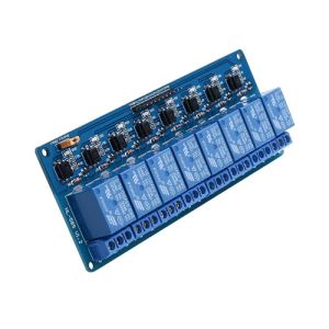 8 Channel Relay Module nrog Lub Teeb Coupling 5V