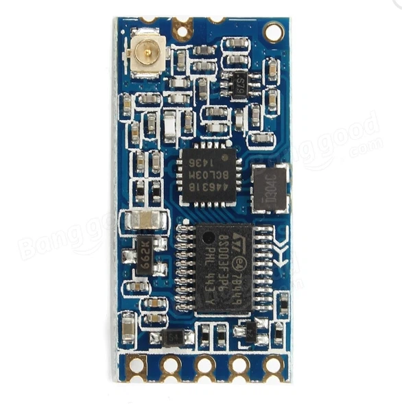 433Mhz HC-12 SI4463 Wireless Serial Port Module 1000m Replace Bluetooth With Antenna